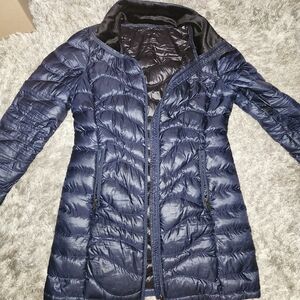 Navy Blue . Andrew Marc . Down Winter Jacket